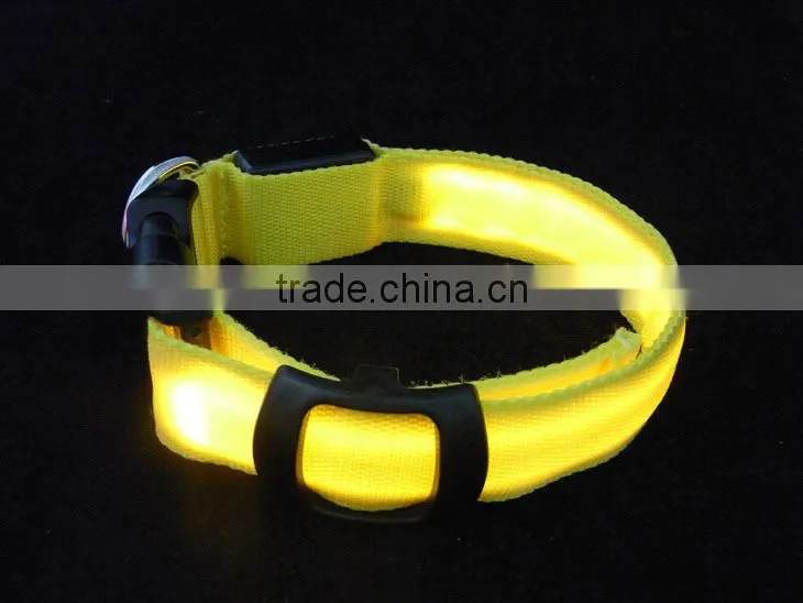 Pet Products 8 Fashion Color 3 Flashing Mode Dog Luminous Collar
