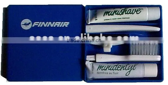 Travel kit for airline airplane custom printed all in 1