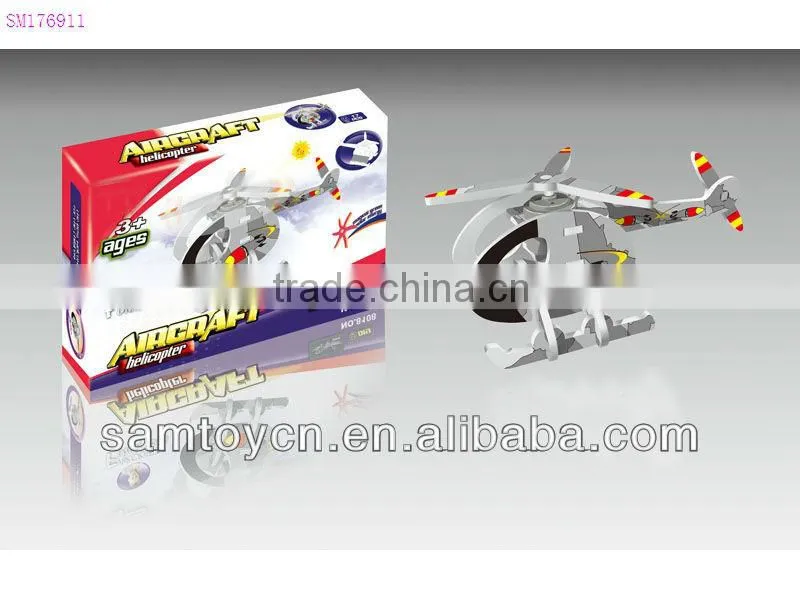 DIY solar toy,solar airplane toy