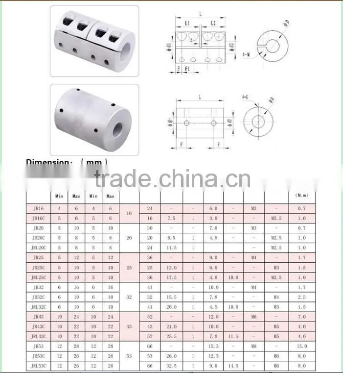 3D Printer Stepper Motor 5x5x25mm Flexible Rigid Coupling Coupler