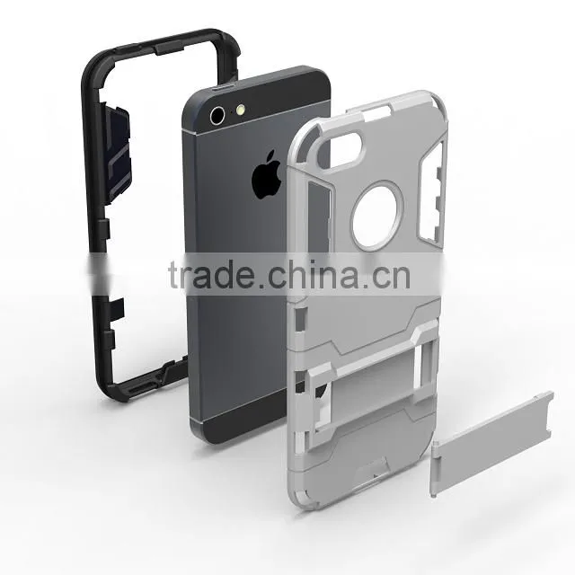 Mobile phone back cover case for htc one a9 m9 e9 Stand For HTC A9 Kickstand Phone case