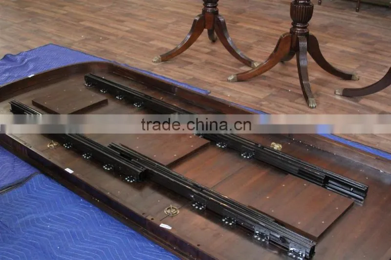 Double side table drawer slide