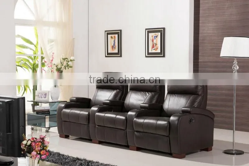 classic French style bonded leather sectional sofa picture