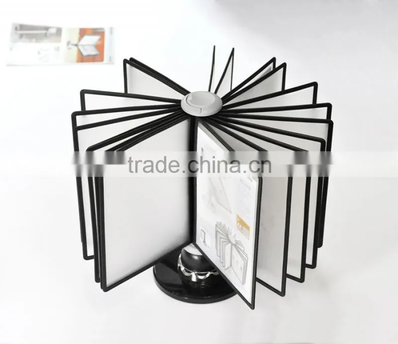 A4 Half Moon Handling Display Reference Rack 20 Pockets Display Reference Rack