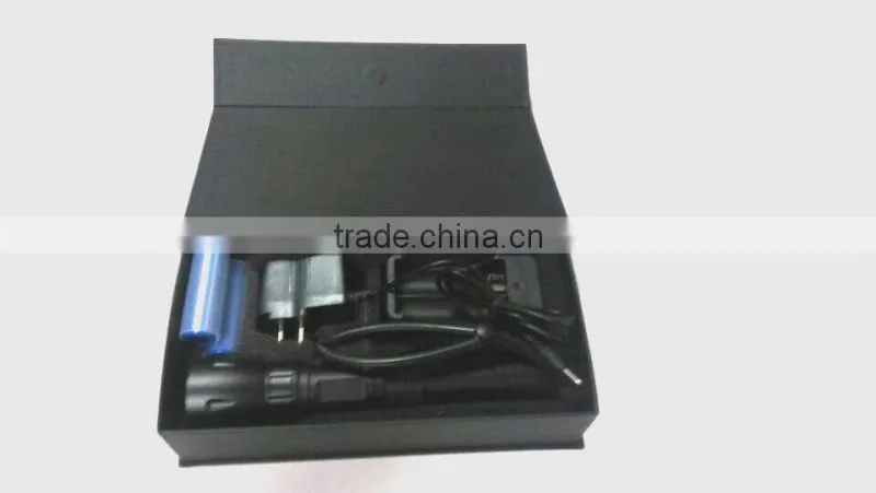 DY-D02 XML LED 10W,1200LM,2*18650 LIION battery,rechargeable,100waterproof,2600mah,back up diving torch