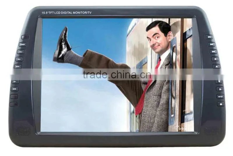 7''-12" portable dvd player with stereo speaker