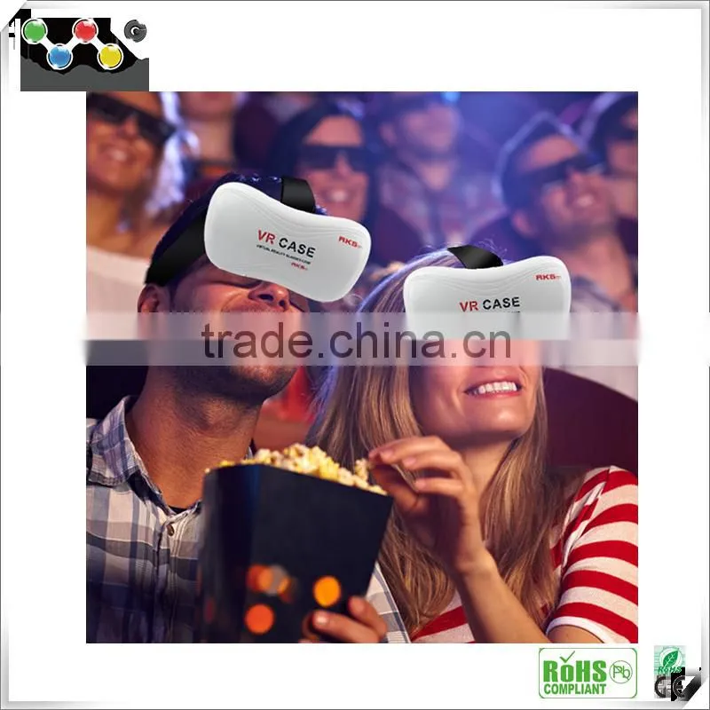 Newest 5th generation 3D Glasses 3D VR Case portable Headset Glasses for mobile phone