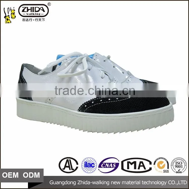 Superior rubber material fashionable Europe and the United States men's walking shoe with high-heeled shoes soles