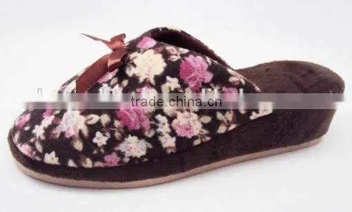 2016 Soft High Heel Winter Indoor Slippers for Women