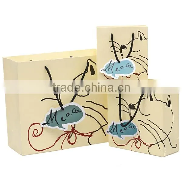 Cat And Rat Meaw Meaw Kraft Paper Bag