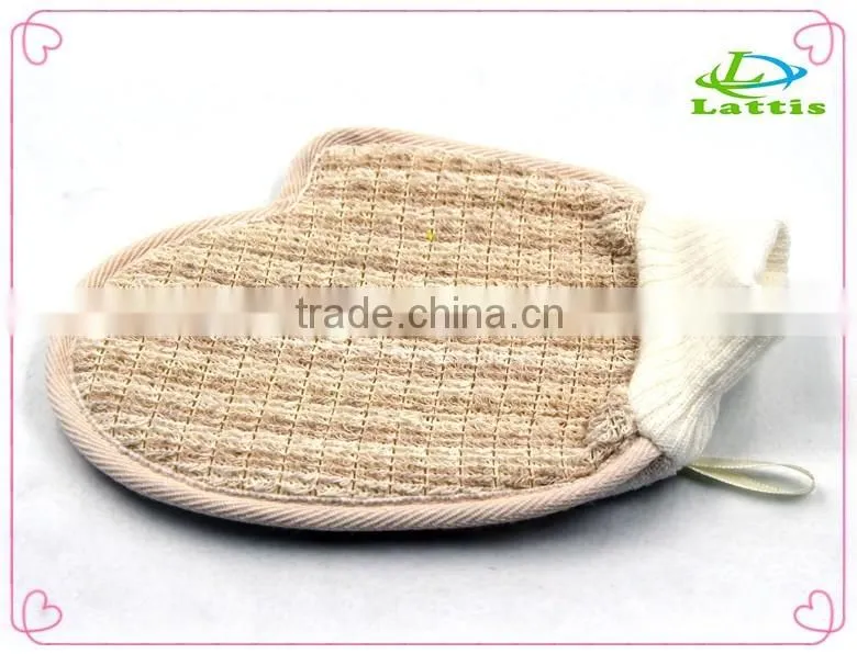 high quality pure color bath glove for shower