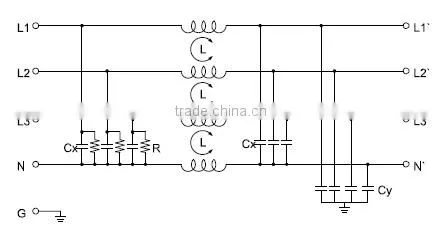 CQC Certification Best Quality Three-phase Filter