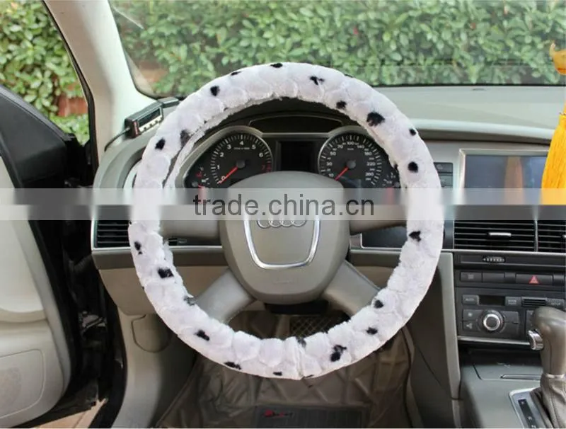 New Warm Fur Car Steering Wheel Cover