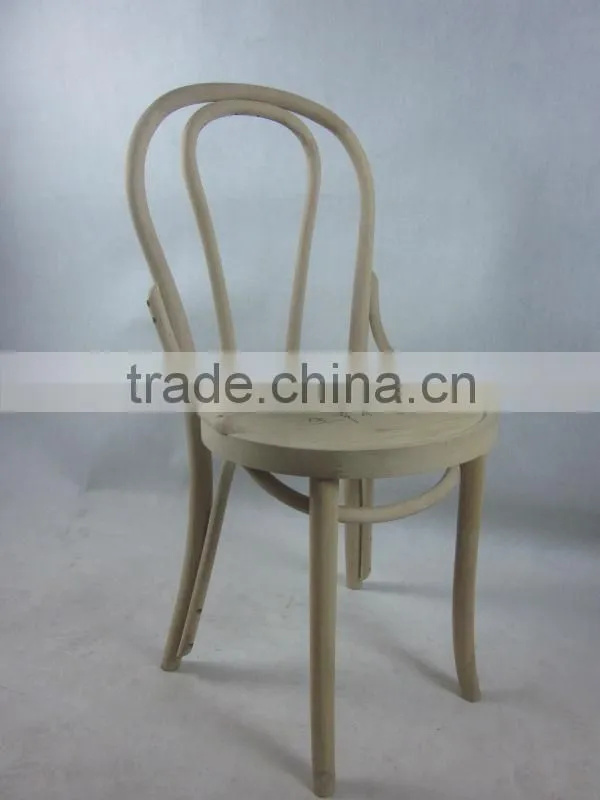 Real wood chair double round-backed armchair Solid wood bending chair Import ju wood chair