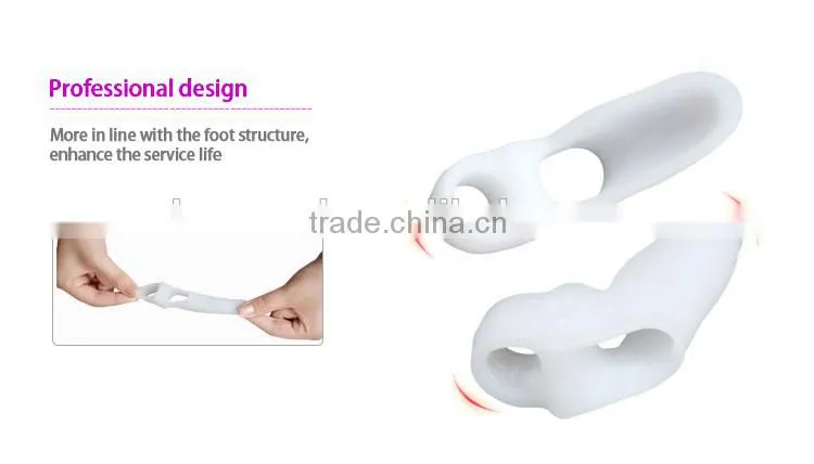 More breathable big toe orthotic separator ,silicone gel bunion guard