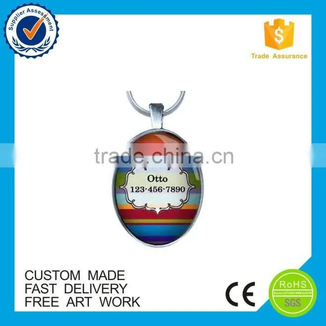 Bulk cheap custom metal anodized aluminum dog tag