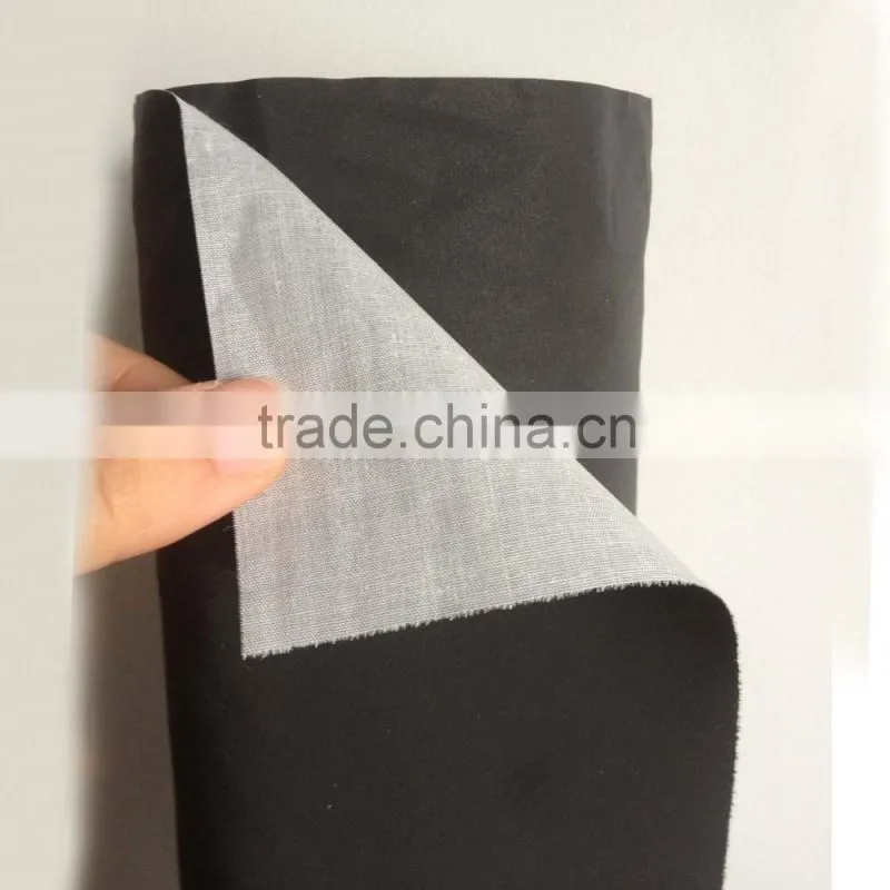 Black Reflective Cotton Fabric for Clothing
