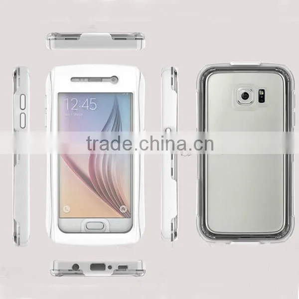 IPX68 Waterproof Phone Case for Samsung Galaxy S6 S6 Edge With Button