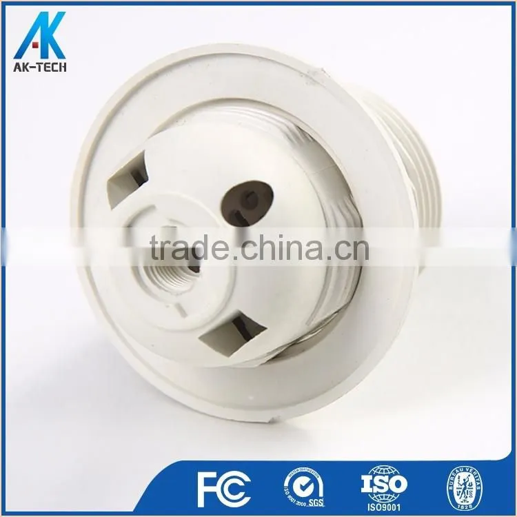 e27 plastic lamp bulb holder , black white screw lamp socket