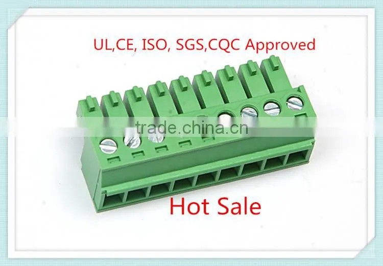 300V 10A 8P 3.81 PCB Plug-in Male Female Terminal Block
