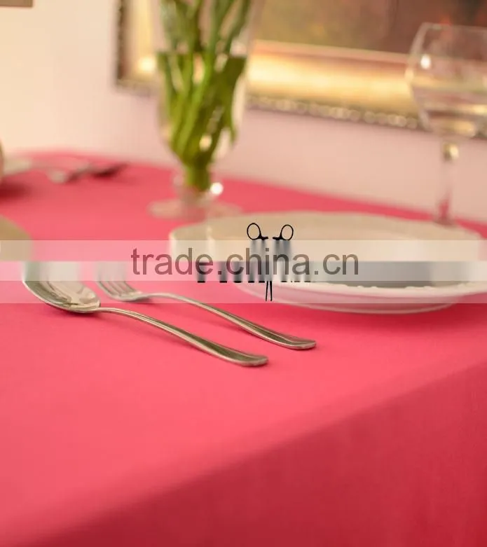 wholesale custom polyester linen paper table cloth