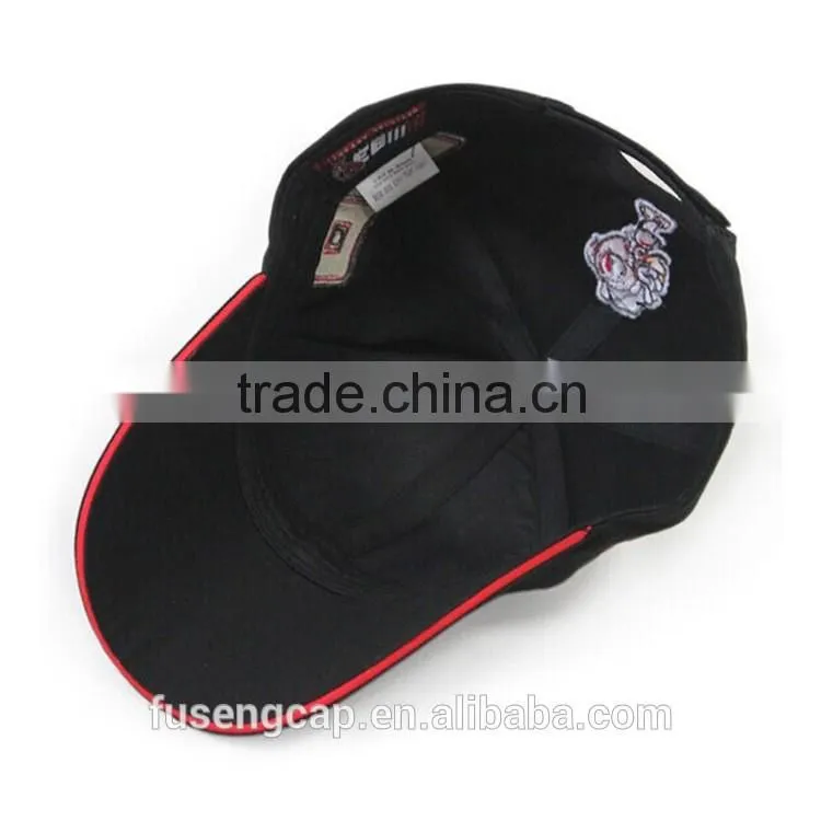 Cheap 3d Embroidery Logo 6 Panel Custom Baseball Cap Good Quality