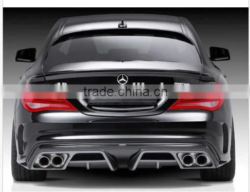 Rear diffuser lips kits For Mercedes Benz W117 GLA260 GLA250 GLA45