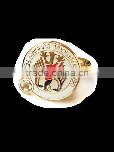 Promotional custom silver cufflinks