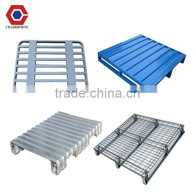 ISO 9001 certificated metal steel forklift flat steel pallets manufacturers