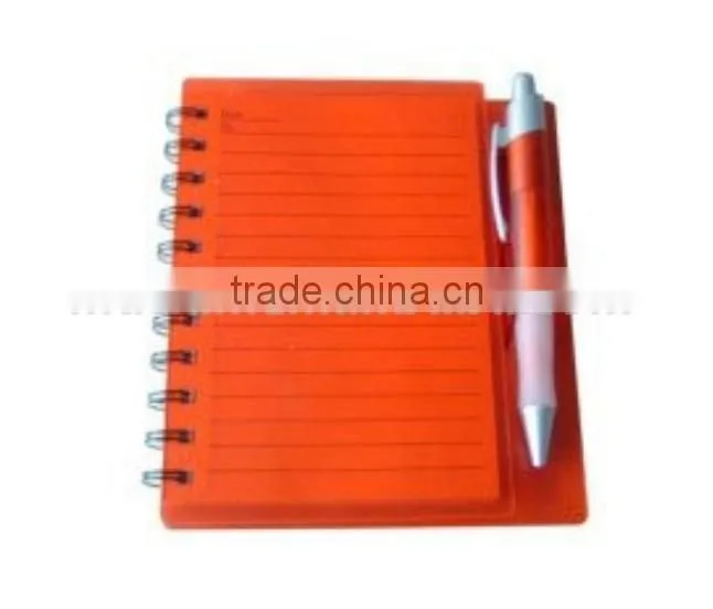 plastic cheap hardcover custom printed notebook manufacturer,wholesale schoool paper notebooks with pen