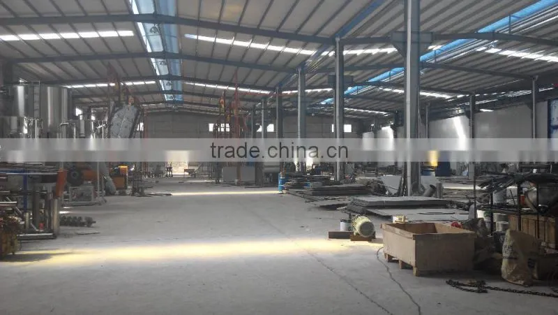 plastic pvc pipes crusher equipment with recyclying system, blower and silo