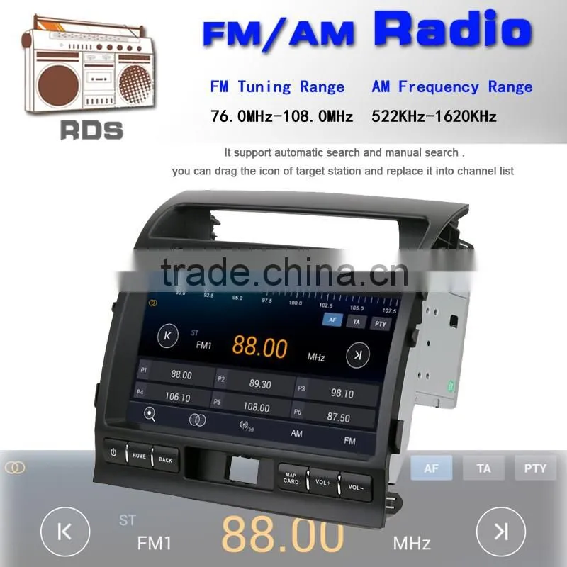 Car dvd player GPS for toyota land cruiser