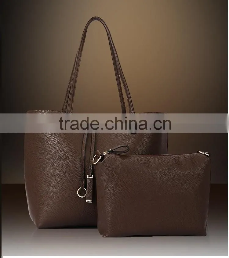 Guangzhou factory bulk the fashion set handbag for lady