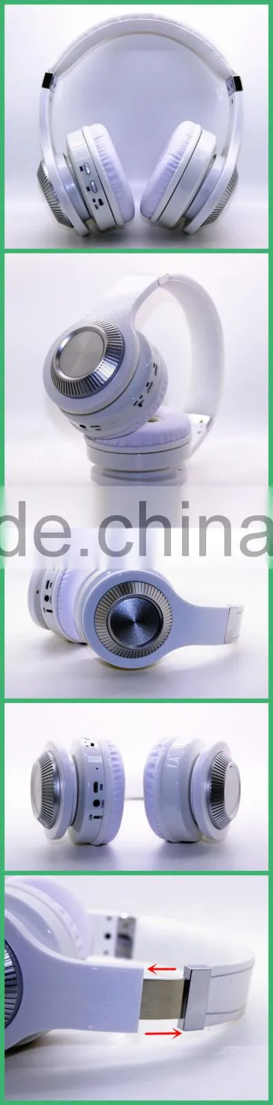 2015 new style high quality fashion wirelss bluetooth headphone (OS-SKY007)