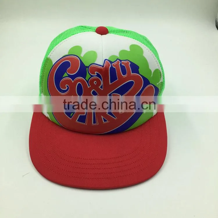 Unisex Custom design Flat bill snapback cap made in China