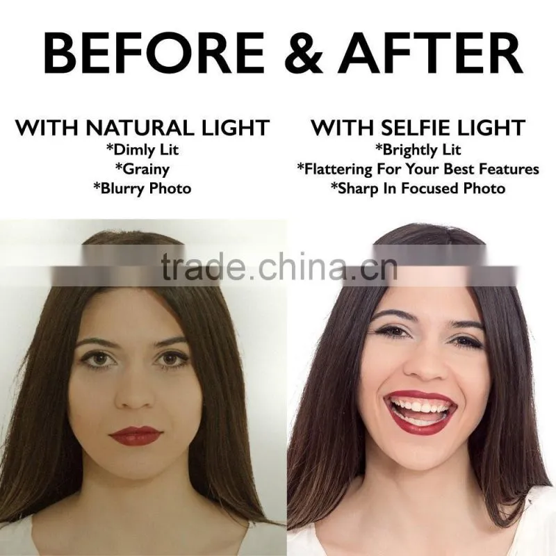 selfie ring light,Portable smartphone selfie mini LED flash, selfie light for all of mobile