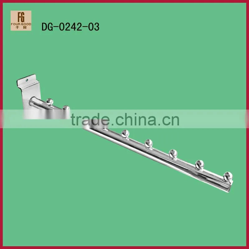 Ideal and Convenient store equipment for clothing shops/Slatwall 7-ball/pin waterfalls