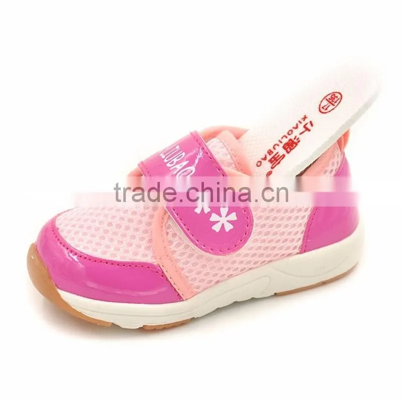 2016 XIAOLIUBAO latest baby shoes lovely girls shoes soft TPR sole