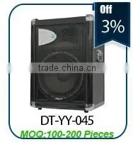 15 inch professional wireless microphone active portable trolley speaker