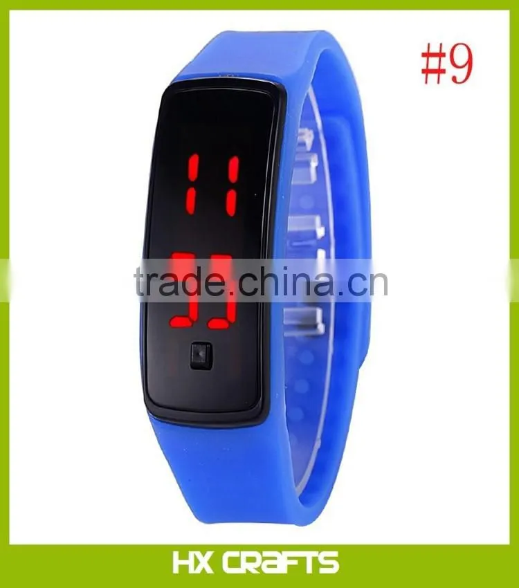 New Womens Mens Kids Silicone Band Touch Screen Sports LED Watch Bracelet