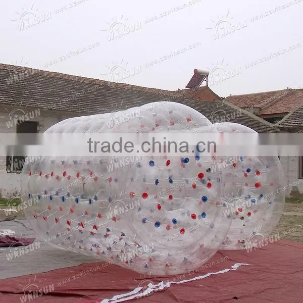 Commercial used cheap inflatable water roller for kids