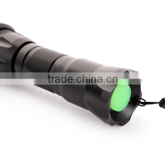 rechargeable aluminum alloy XM-L T6 LED strong light Waterproof blinker led police Flashlight
