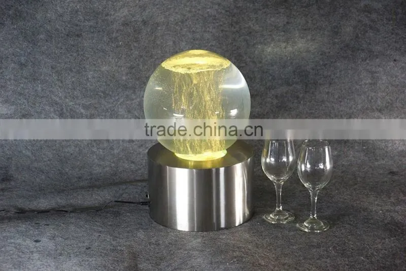 LED Decoration for Desk top with Amazing Color changing bubbles sphere