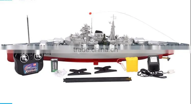 Newest 4CH 1:360 Battleship, rc boat.
