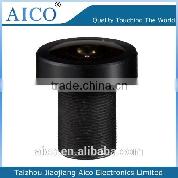 cn aico top sale 1.98mm 1/1.8 inch f2.8 m12 12 mp 180 degree nude high resolution fisheye lens