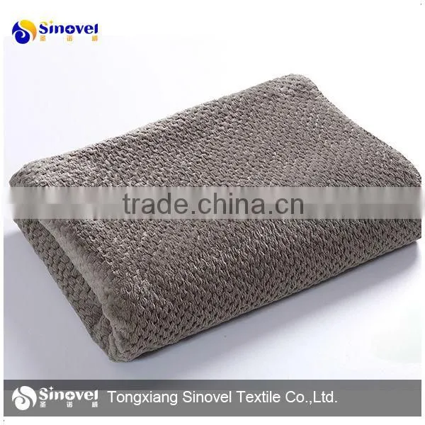 Burnout Velboa Fabric With TC For Home Textile