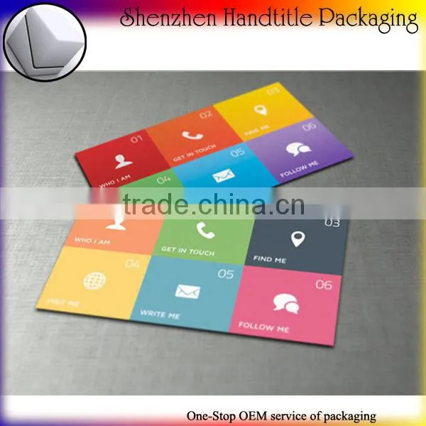elegant gold edge business card hot stamping
