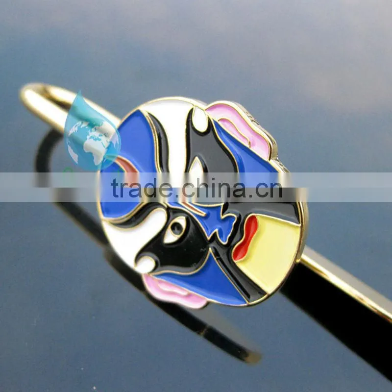 Fashion promotional metal bookmark/2014 popular bookmark metal