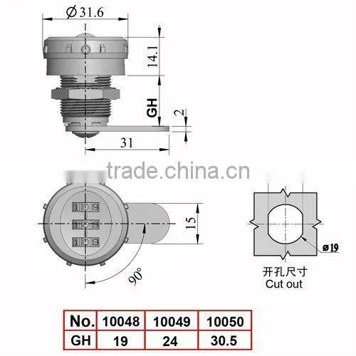 Furniture lock