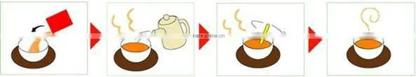 Shoga yu (instant ginger tea) brown sugar flavoring Japanese instant tea powder ginger